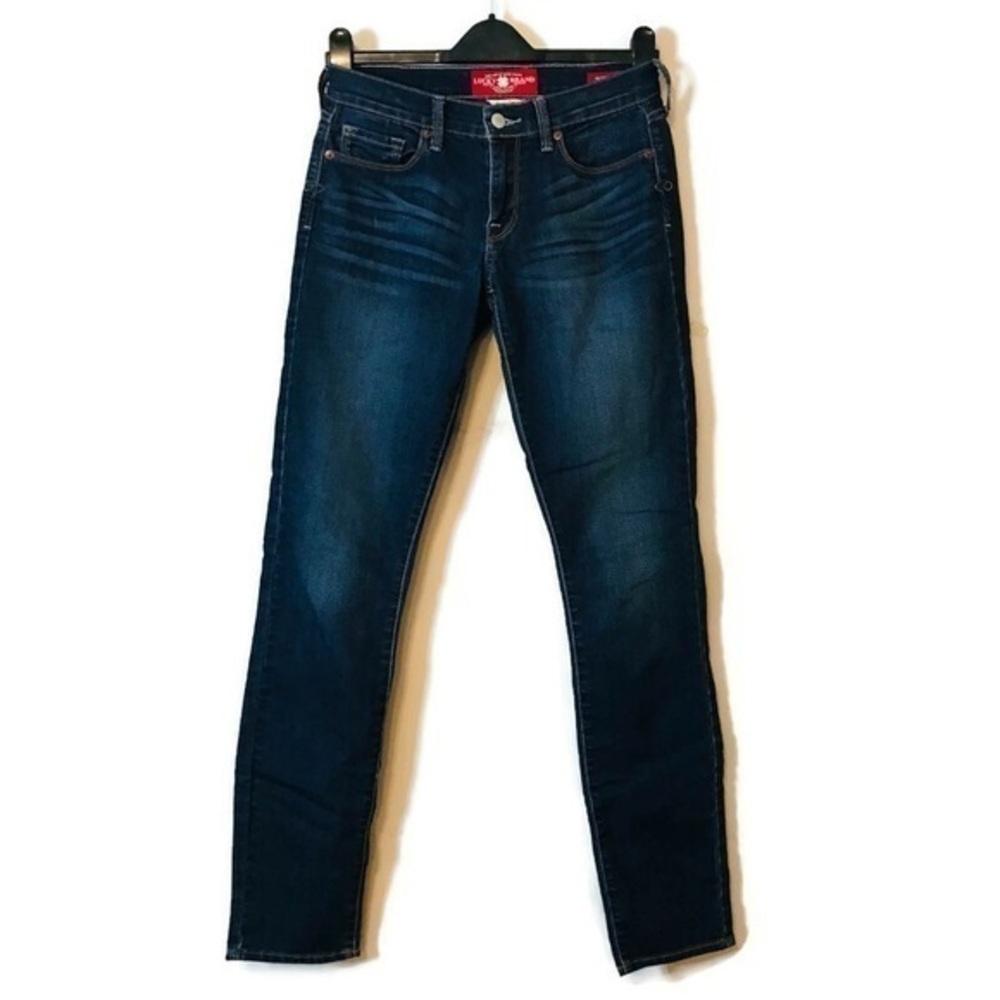 Lucky Brand Jeans Sofia Skinny Low Rise Jean Women’s size 2 26 Dark Wash